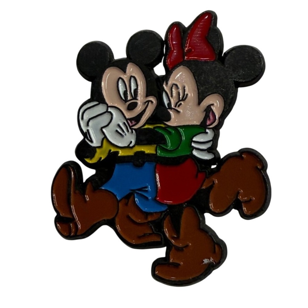 Disney Mickey and Minnie Mouse Dancing Enamel Pin